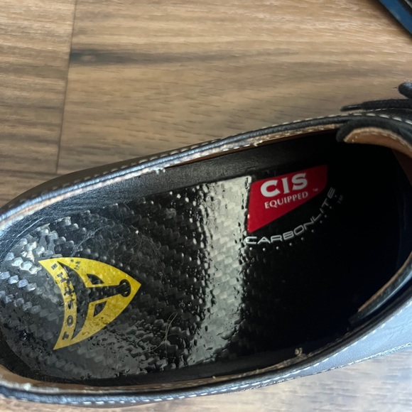 Michael Toschi Berta Split Toe Shoes Black/ Blue Sole - Picture 7 of 7